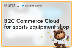  B2C Commerce Cloud for sports equipment shop